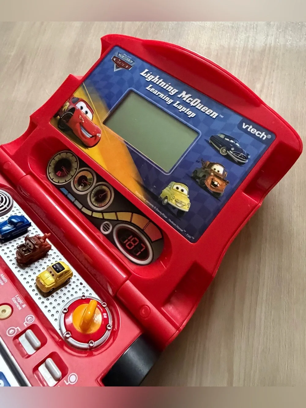 Vintage Lightning McQueen Learning Laptop VTech Disney Pixar Cars 2 Works